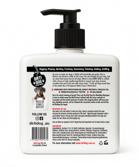 DE-SHEDDING ALL IN ONE Dog Shampoo & Conditioner 600ml