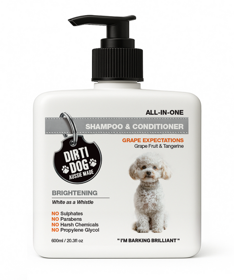 BRIGHTENING ALL IN ONE Dog Shampoo & Conditioner 600ml