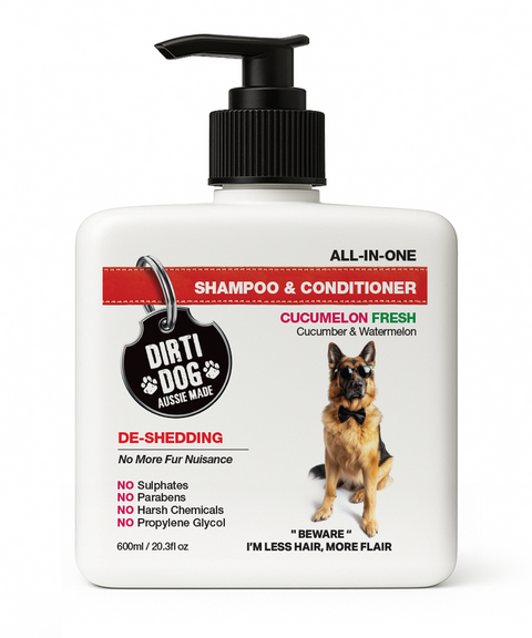 DE-SHEDDING ALL IN ONE Dog Shampoo & Conditioner 600ml